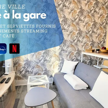 Appartement Cosy - En Face De La Gare, Au Centre Ville Épinal Exterior foto